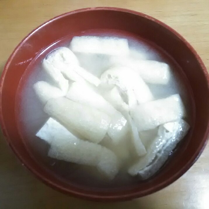 油揚げの味噌汁